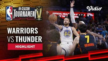 Golden State Warriors vs Oklahama City Thunder - Highlights | NBA In Season 2023/24