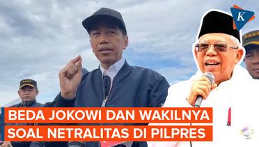 Beda Jokowi dan Maruf Amin soal Netralitas di Pilpres 2024