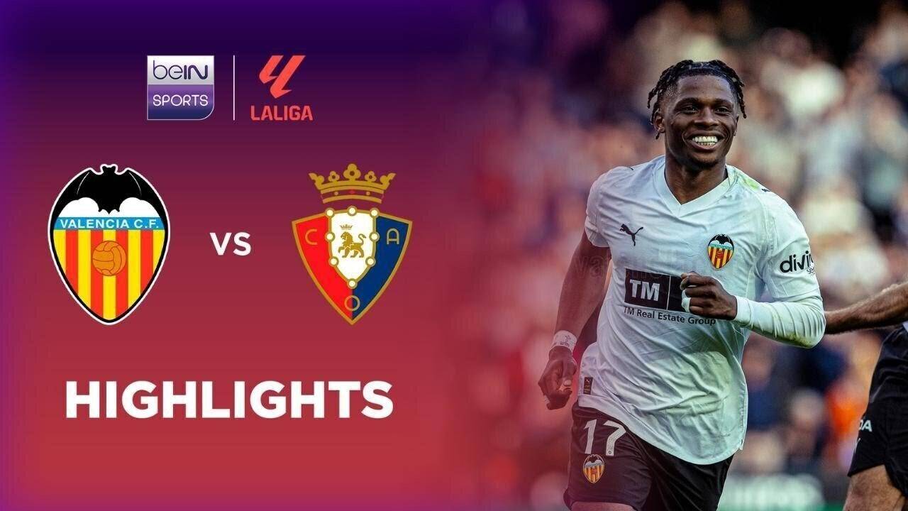 Valencia vs Osasuna