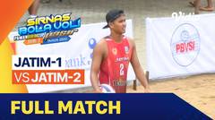 Full Match | Perempat Final 1 - Putra: Jatim 1 vs Jatim 2  | Sirkuit Voli Pantai Nasional Seri III 2022
