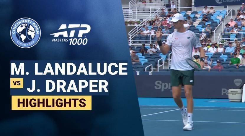 Martin Landaluce vs Jack Draper - Round 1 (P&G Stadium Court) | ATP 1000: Cincinnati Open 2026