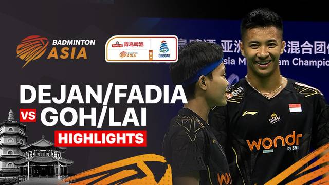 Dejan Ferdinansyah/Siti Fadia Silva Ramadhanti (INA) vs Soon Huat Goh/Shevon Jemie Lai (MAS) - Highlights | Badminton Asia Mixed Team Championship 2025   - Mixed Doubles Group Stage