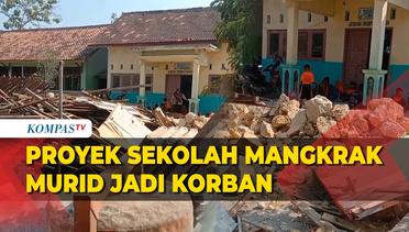 Pembangunan Sekolah SD di Grobogan Mangkrak Murid yang Dikorbankan