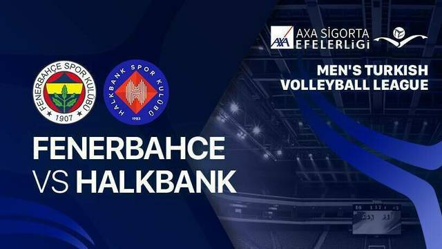 Fenerbahce Medicana vs Halkbank - Full Match | Men's Turkish Volleyball League
