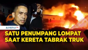 Polisi Sebut Satu Penumpang Lompat saat KA Brantas Tabrak Truk di Semarang