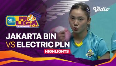 Final Four Putri: Jakarta BIN vs Jakarta Electric PLN - Highlights | PLN Mobile Proliga 2024