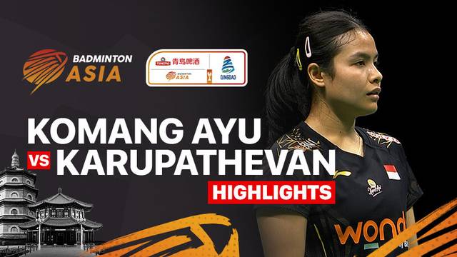 Komang Ayu Cahya Dewi (INA) vs Karupathevan Letshanaa (MAS) - Highlights | Badminton Asia Mixed Team Championship 2025 - Women's Singles Group Stage