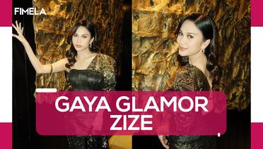 8 Potret Bold Glamor Azizah Salsha dengan Full Makeup