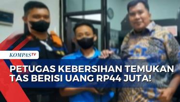 Tas Berisi Uang Rp44 Juta yang DItemukan Petugas Kebersihan Stasiun Tugu Dikembalikan ke Pemilik!