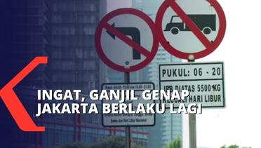 Aturan Ganjil Genap Kembali Berlaku Lagi di Jakarta