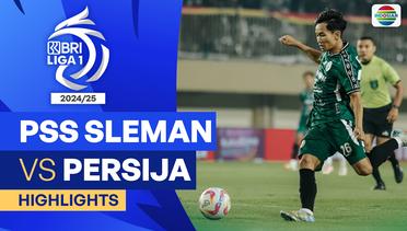 PSS Sleman VS Persija - Highlights | BRI Liga 1 2024/25