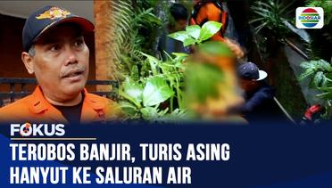 Jasad Turis Asing Dievakuasi dari Saluran Air Badung, Diduga Abaikan Peringatan Warga | Fokus