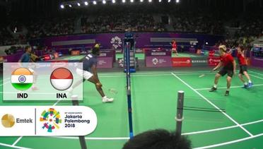 India vs Indonesia - Badminton Beregu Putra | Asian Games 2018 - Full Match
