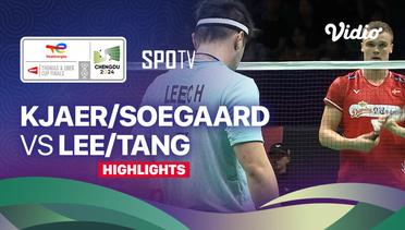 Rasmus Kjaer/Frederik Soegaard (DEN) vs Lee Chun Hei Reginald/Tang Chun Man (HKG) - Highlights | Thomas Cup Chengdu 2024 - Men's Singles