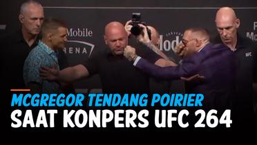 Detik-Detik McGregor Tendang Poirier Saat Konpers UFC 264