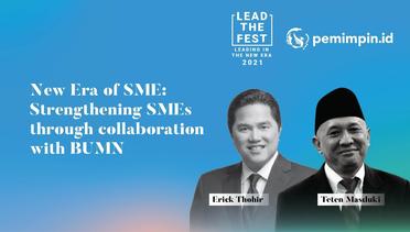 Webinar Series 4b - Hari UMKM - New Era of SME: Strengthening SMEs through collaboration with BUMN
