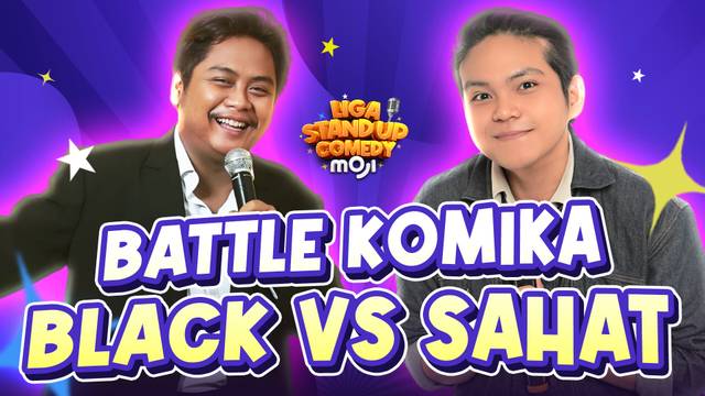 Black (Jakbar) vs Sahat Kaban (Tangsel) | Semifinal Liga Stand Up Comedy Moji