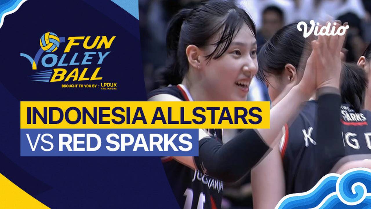 Indonesia All Stars vs Red Sparks - Full Match | Fun Volleyball