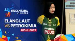 Putri: Putri: Elang Laut (Kab.Subang) vs Petrokimia Volleyball Academy (Kab. Gresik) - Highlights | Nusantara Cup 2024