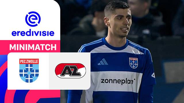 PEC Zwolle vs AZ Alkmaar - Mini Match | Eredivisie 2025/26