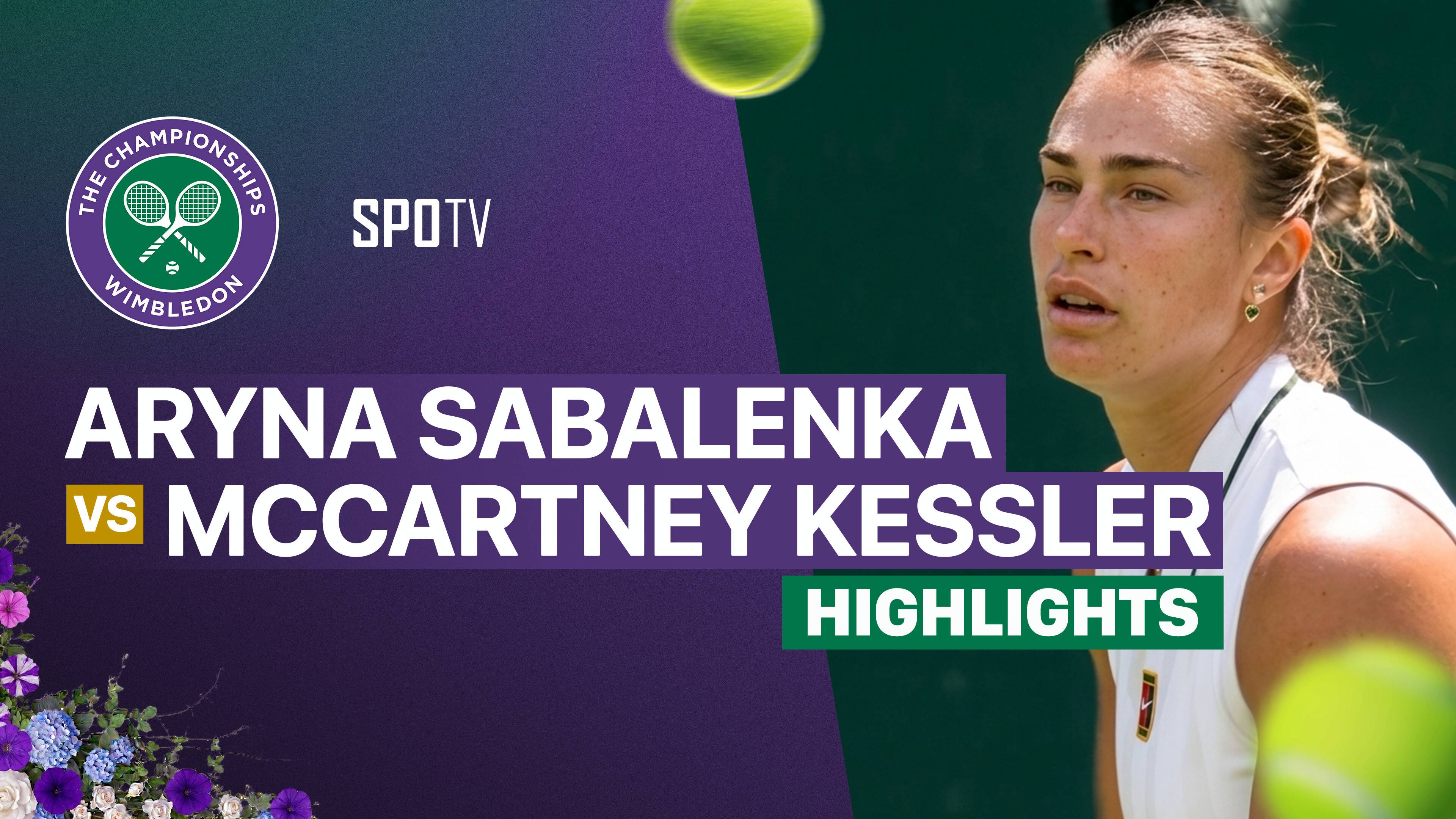 Aryna Sabalenka vs McCartney Kessler - Ladies' Singles Second Round | Wimbledon 2026