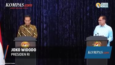 Jokowi-Anwar Ibrahim Saling Menyebut Sahabat