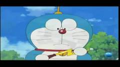 Doraemon Terbang Bersama Baling Baling Bambu