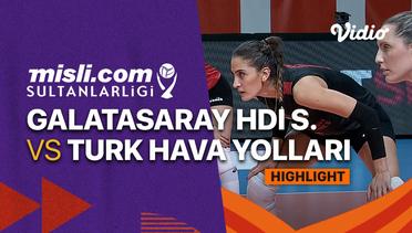 Highlights | Galatasaray HDI Sigorta vs Turk Hava Yollari | Turkish Women's Volleyball League 2022/2023