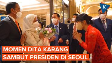 Sambut Presiden Jokowi di Korea Selatan, Dita Karang: Sugeng Rawuh