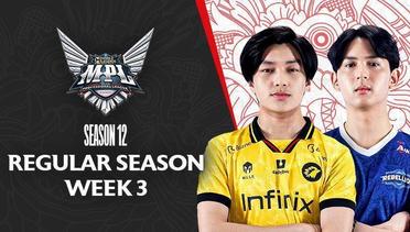 LIVE | MPL ID S12 | Regular Season Hari 3 Minggu 3 | Bahasa Indonesia