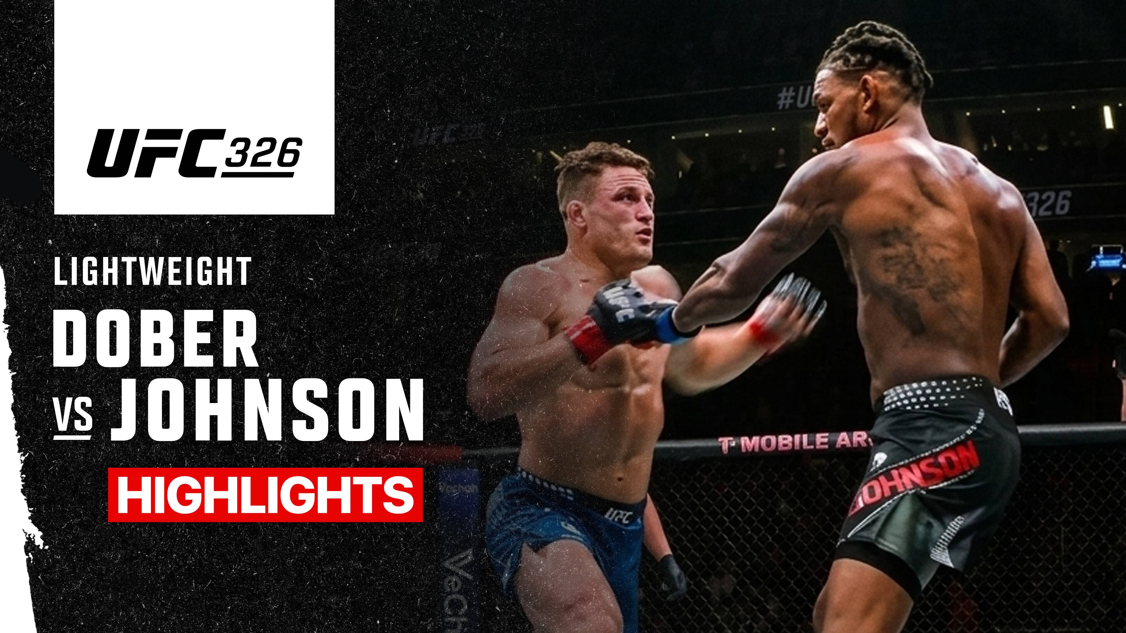 Drew Dober vs Michael Johnson - Lightweight | UFC 326
