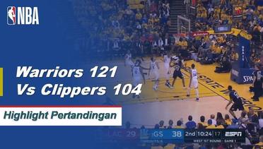 NBA I Cuplikan Pertandingan : Warriors 121 vs Clippers 104