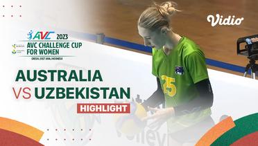 Highlights | Australia vs Uzbekistan | AVC Challenge Cup for Women 2023