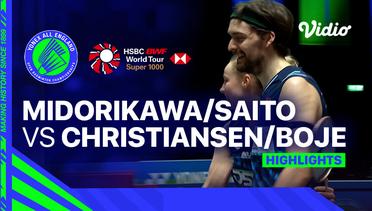 Mixed Doubles: Hiroki Midorikawa/Natsu Saito (JPN) vs Mathias Christiansen/Alexandra Boje (DEN) | YONEX All England - Highlights | Yonex All England Open Badminton Championships
