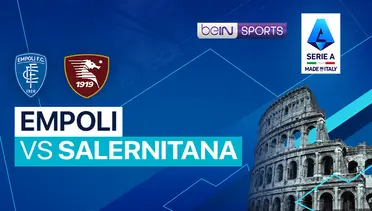 Link Live Streaming Empoli vs Salernitana - Vidio
