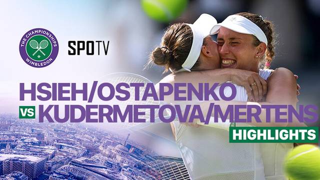 Final: Su-Wei Hsieh/Jelena Ostapenko vs Veronika Kudermetova/Elise Mertens - Highlights | Wimbledon 2025