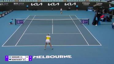 Match Highlights | Anett Kontaveit  2 vs 0 Maria Sakkari | WTA Melbourne Open 2021