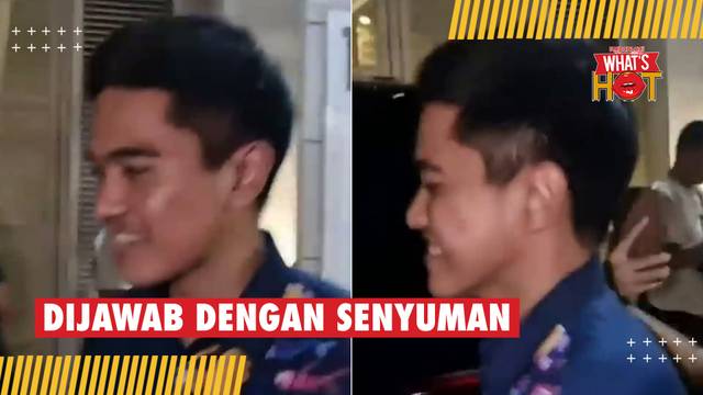 Muncul Ke Hadapan Media, Kaesang Bungkam Saat Ditanya Soal Jet Pribadi