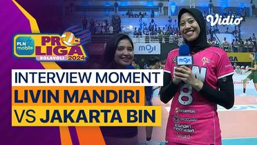 Wawancara Pasca Pertandingan | Putri: Jakarta Livin Mandiri vs Jakarta BIN | PLN Mobile Proliga 2024