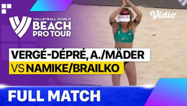Full Match | Round 1: Verge-Depre, A./Mader (SUI) vs Namike/Brailko (LAT) | Beach Pro Tour - Challenge Jurmala, Latvia 2023