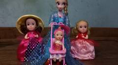 Unboxing Mainan Boneka Bayi - Frozen Elsa Punya Adek Baru