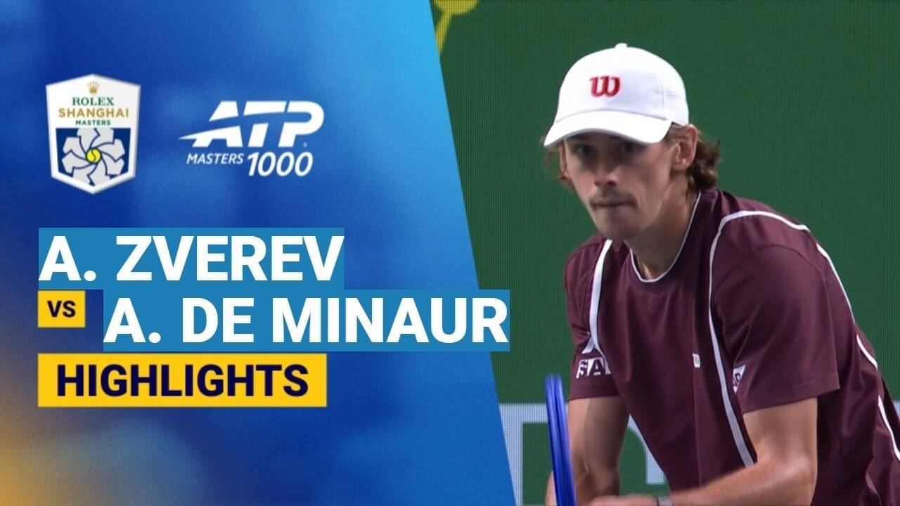 Alexander Zverev vs Alex de Minaur - Quarterfinal | ATP 1000: Rolex Shanghai Masters 2026
