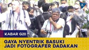 Gaya Menteri PUPR Jadi Fotografer Dadakan di G20 Tahura Mangrove Bali