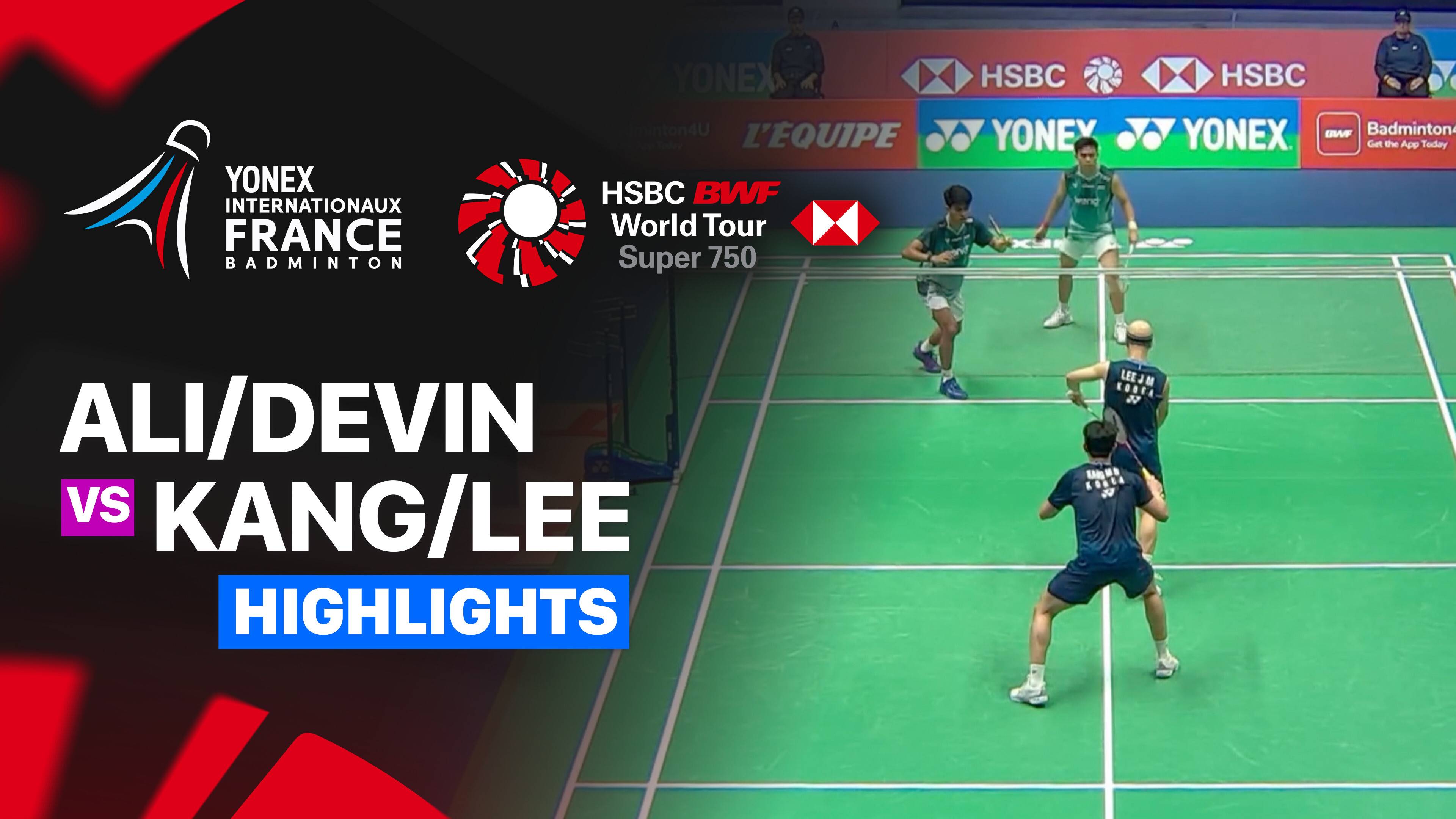 Ali Faathir Rayhan/Devin Artha Wahyudi (INA) vs Kang Min Hyuk/Lee Jongmin (KOR) - Men's Doubles Round of 32 | YONEX French Open 2026