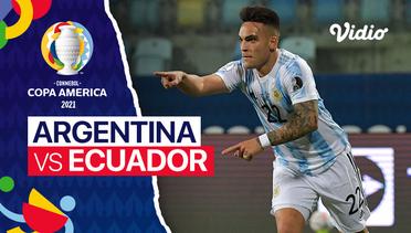 Mini Match | Argentina 3 vs 0 Ecuador | Copa America 2021