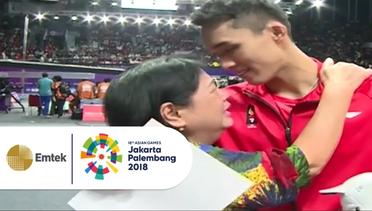 Bangga dan Haru Perasaan Mama Tersayang Untuk Jonatan Christie, peroleh Medali Emas Asian Games 2018