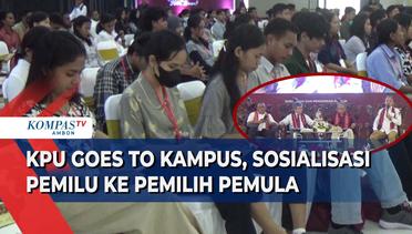 KPU Goes to Kampus Unpatti,Sosialisasi Pemilu ke Pemilih Pemula di kalangan Mahasiswa
