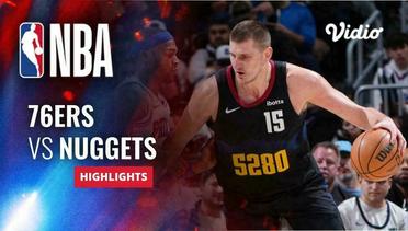 Philadelphia 76ers vs Denver Nuggets - Highlights | NBA Regular Season 2023/24