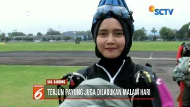 Intip Aksi Terjun Payung Prajurit Perempuan dari Paskhas TNI AU di Lanud Sulaeman, Bandung - Liputan 6 Pagi