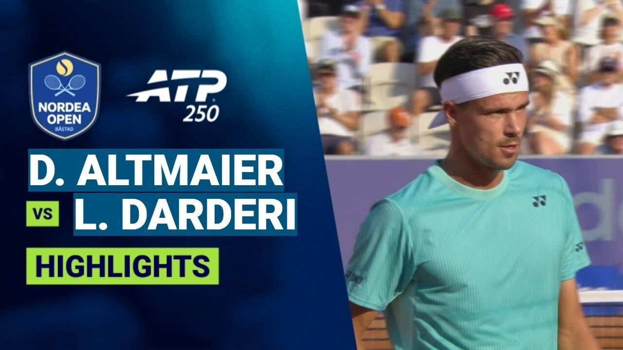 Daniel Altmaier vs Luciano Darderi - Round 2 | ATP 250: Nordea Open 2026